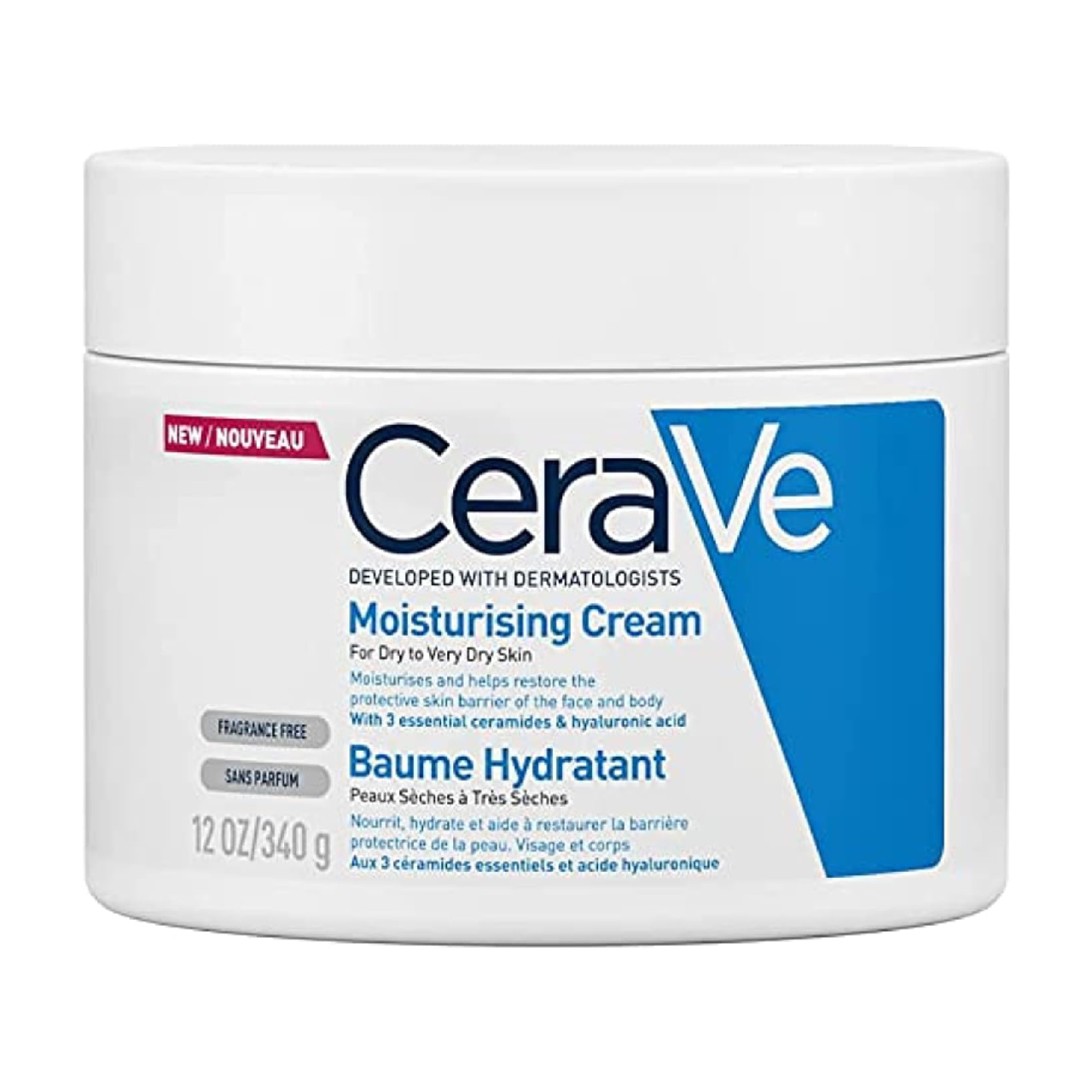 CeraVe Moisturizing Cream against a white background